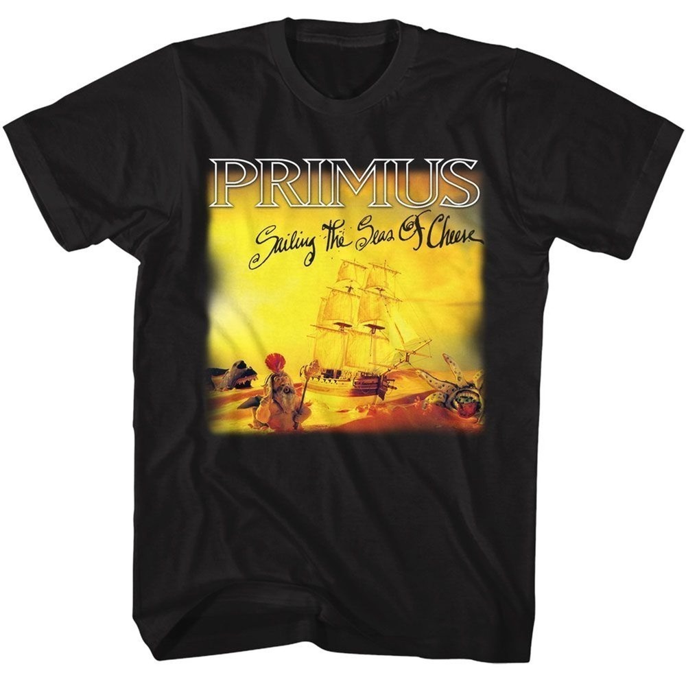 Primus Seas Of Cheese Black Tshirt